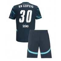 Billiga RB Leipzig Benjamin Sesko #30 Barnkläder Tredje fotbollskläder till baby 2024-25 Kortärmad (+ Korta byxor)